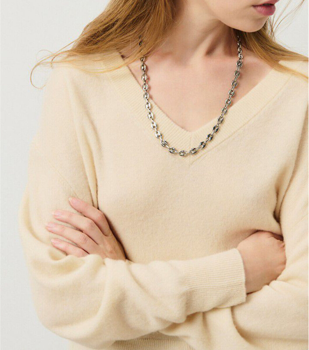 AMERICAN VINTAGE Pull col V manches longues RAXOW