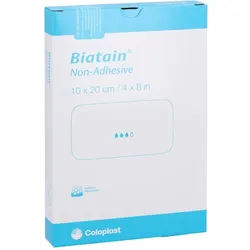 Biatain Schaumverband 10x20 cm nicht haftend
