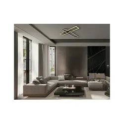 Globo Lighting Deckenleuchte   , schwarz , Maße (cm): B: 60 H: 7,5