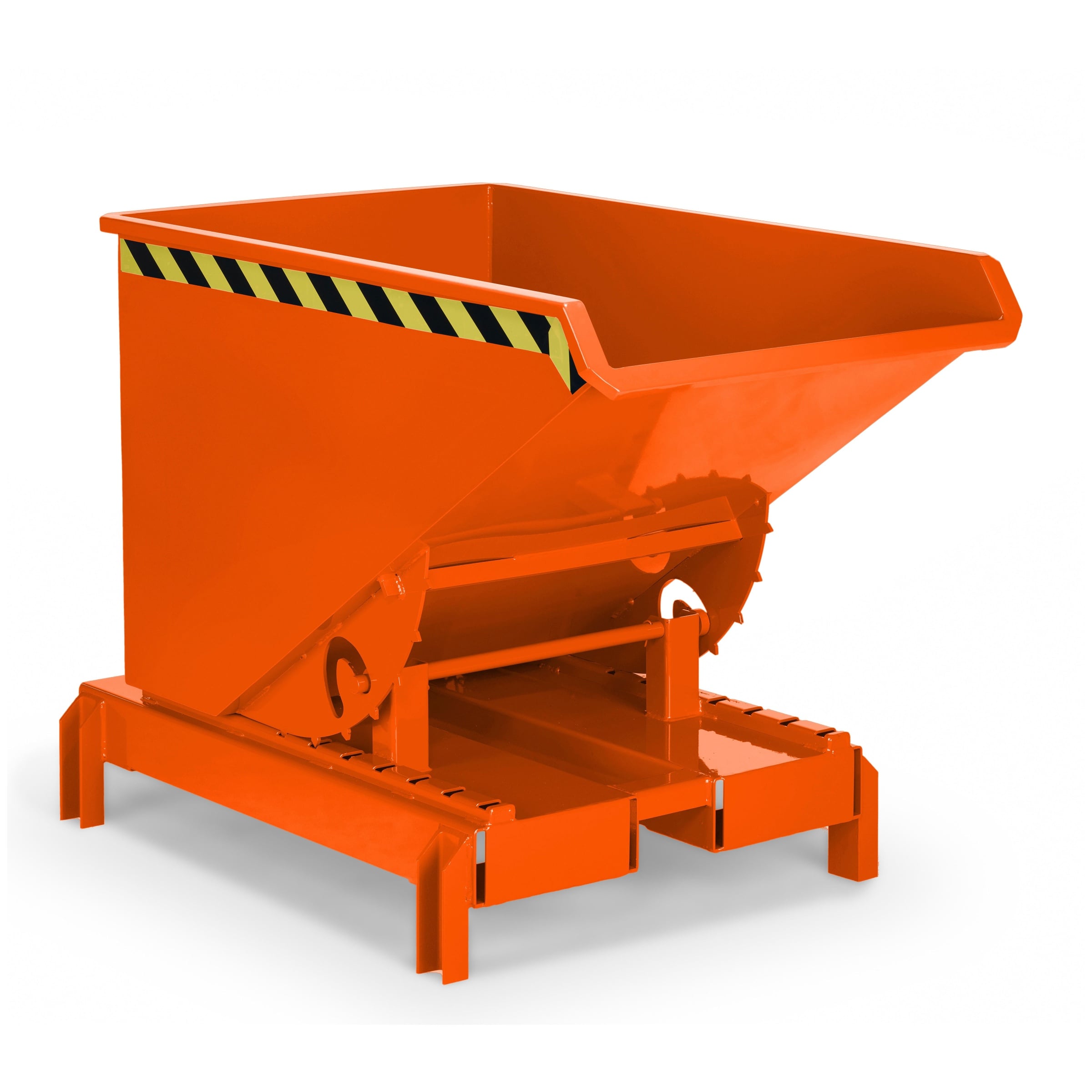 R+R Industrietechnik RR Industrietechnik Abrollkipper Typ RAM-DST-30 300dm³ für Deichselstapler RAL 2004 Reinorange
