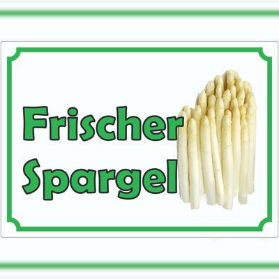 HB-Druck Werbeaufkleber Aufkleber Spargel A7 (74x105mm)