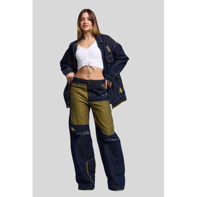 Outdoorjacke CIPO & BAXX "JACKET", Damen, Gr. M, blau (dunkelblau), Stoff, 100% Baumwolle, unifarben, Basic, regular fit normal, Jacken Outdoorjacke, hohem Tragekomfort