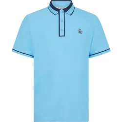 Original Penguin Polo Ribbed Early, blau