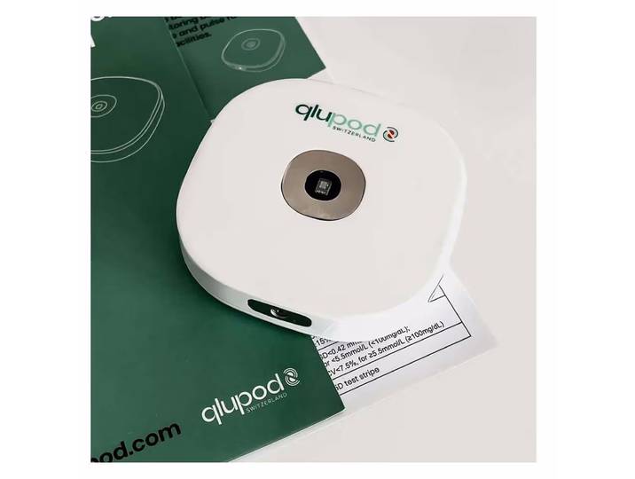 Qlupod 3HC03ACH01 Gesundheitsüberwachung – Blutdruckmessgerät/Herzfrequenzmessgerät – weiss