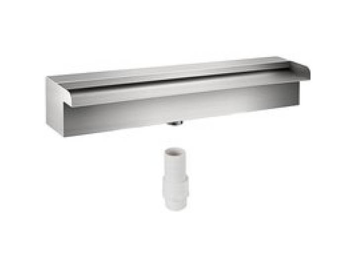 VEVOR Wasserfall-Poolbrunnen, 11,8 x 4,5 x 3,1 Zoll, rechteckiger Poolbrunnen aus rostfreiem Stahl, Schwimmteich, Wasserfall-Klingenkaskade