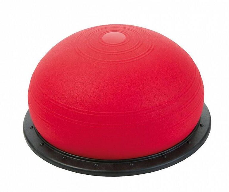 Balanceboard TOGU "Board Jumper Mini", rot, Balancetrainer, B/H/L: 36cm x 18cm Ø, Materialmix, Balanceboard, Luftfüllung regulierbar, inklusive Pumpe, B:36cm H:18cm rot B/H/L: 36cm x 18cm Ø