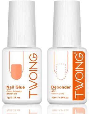 Inspired Finds Super Strong Nail Glue For Press On Nails Long Lasting Acrylic Nail Glue 7g nail Glue+debonder