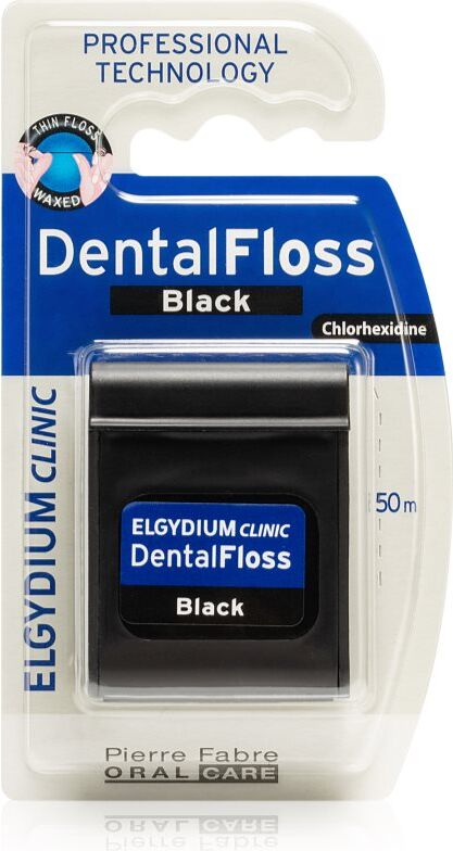 Elgydium Clinic DentalFloss fil dentaire Black