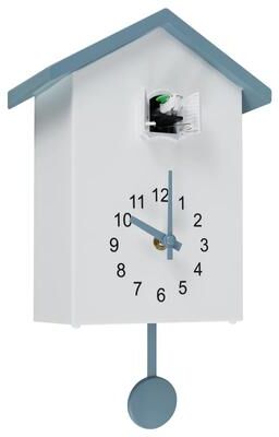 Uplift Picks Creative Cuckoo Wall Clock With Bird Sound And Silent Movement gray B