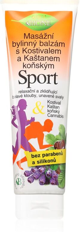 Bione Cosmetics Sport baume de massage relaxant 300 ml