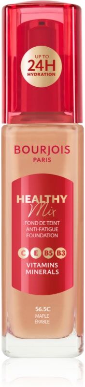 Bourjois Healthy Mix radiance moisturising foundation 24 h shade 56.5C Maple 30 ml