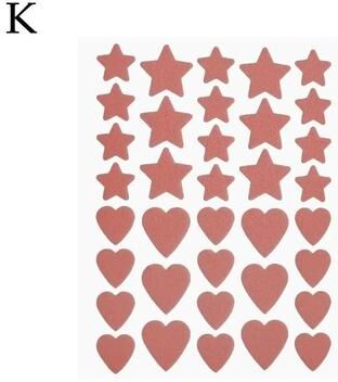 Uplifted Finds Colorful Star & Heart Shaped Hydrocolloid Acne Treatment Patches k