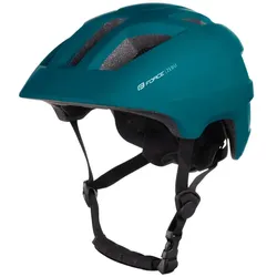 Force Zebu Kinderhelm mit Blinklicht petrol Gr. XS/S (46-52 cm)