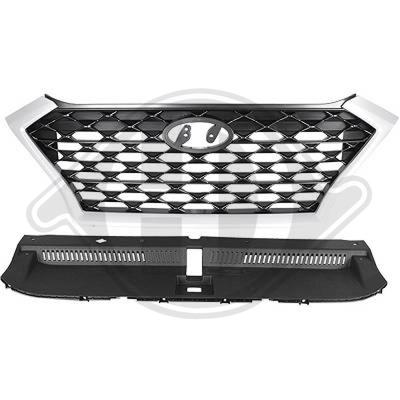 DIEDERICHS Kühlergitter 6862140 mitte für HYUNDAI
