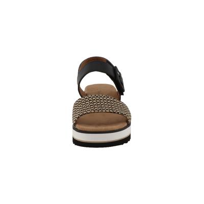 Mules TOM TAILOR "Tom Tailor Flat Sandals - Mules", Damen, Gr. 38, beige (schwarz), Textil, unifarben, Schuhe