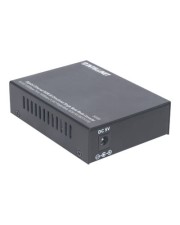 Intellinet Gigabit Ethernet WDM Media Converter Medienkonverter 10Base-T 1000Base-LX 100Base-TX 1000Base-T RJ-45 / SC Einzelmodus bis zu 20 km 1550 RX / 1310 TX nm (545068)