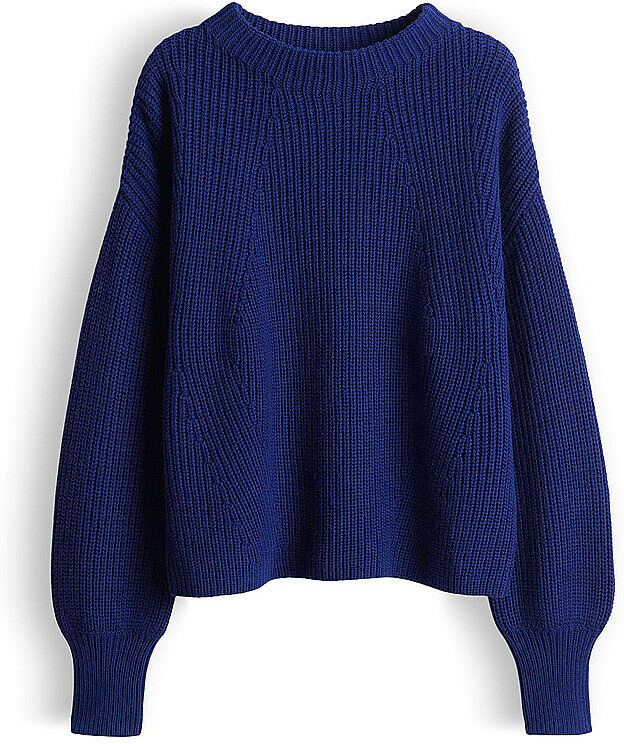 SOMEDAY Pullover TELLINA TEXTURE blau   40 40