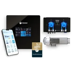 Pool-Salzelektrolyse iControl mit integrierter App Pool-Steuerung
