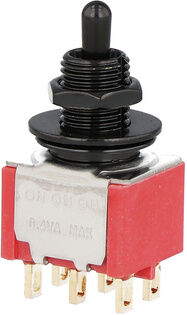 MEC Mini Toggle Switch Short noir