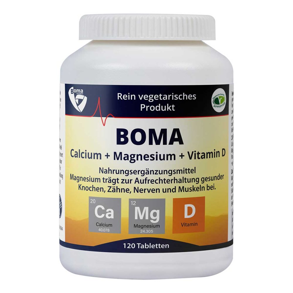 BOMA Lecithin GmbH Calcium Magnesium Vitamin D Tabletten 03934594