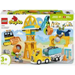 LEGO DUPLO 10476 LEGO® DUPLO® Baustelle mit Baufahrzeugen – 3-in-1-Set (10476)