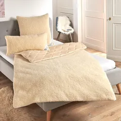 Traumschlaf Wollflor Duo Decke Lisa, Füllung: 100% Schurwolle 155x200 cm