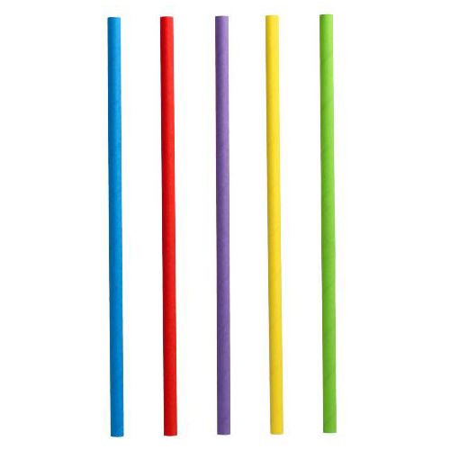 PAPSTAR 100 Strohhalme pure farbsortiert (88481)