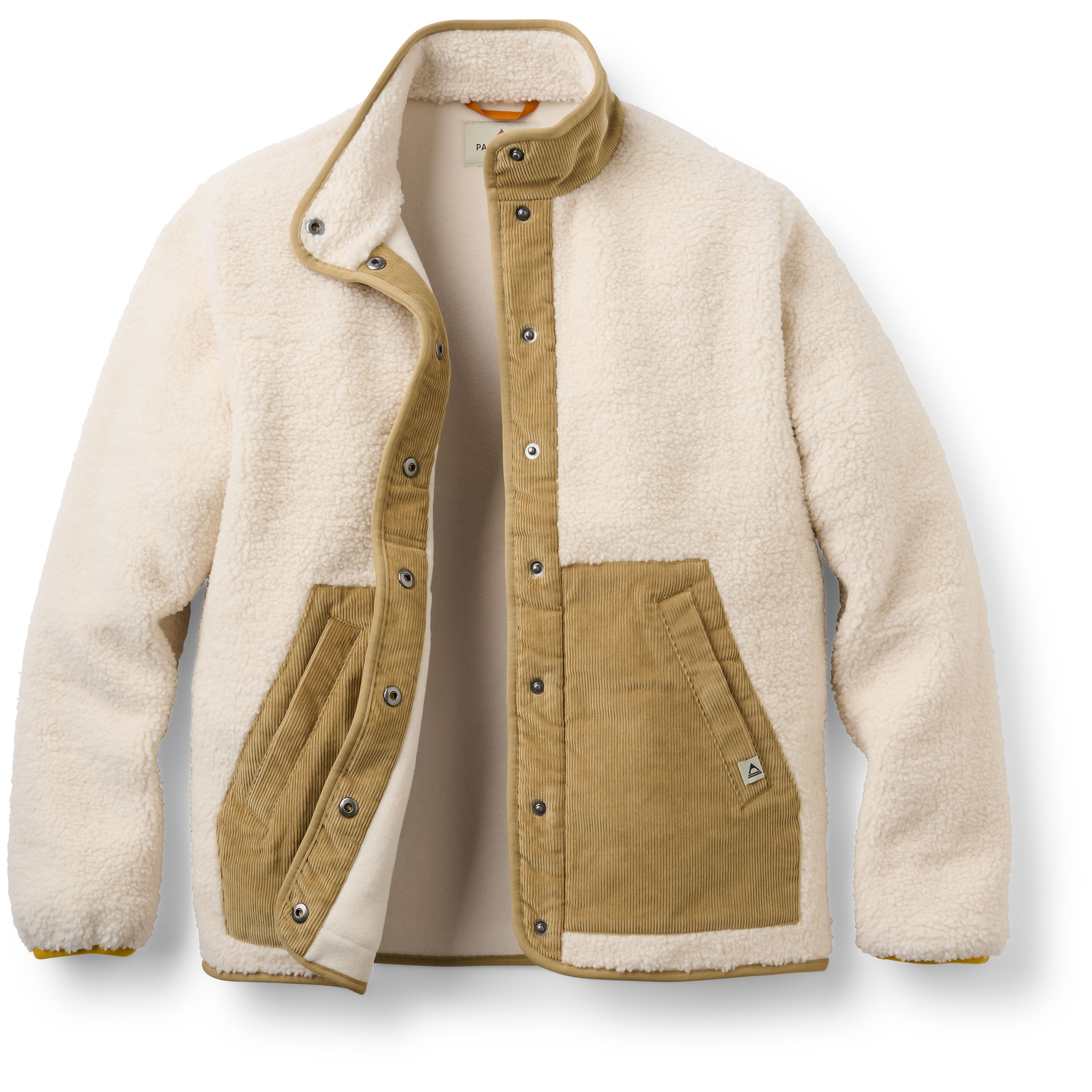 Passenger Clover Sherpa Fleece Damen Fleecejacke beige Größe XS Lifestyle Schnell trocknend