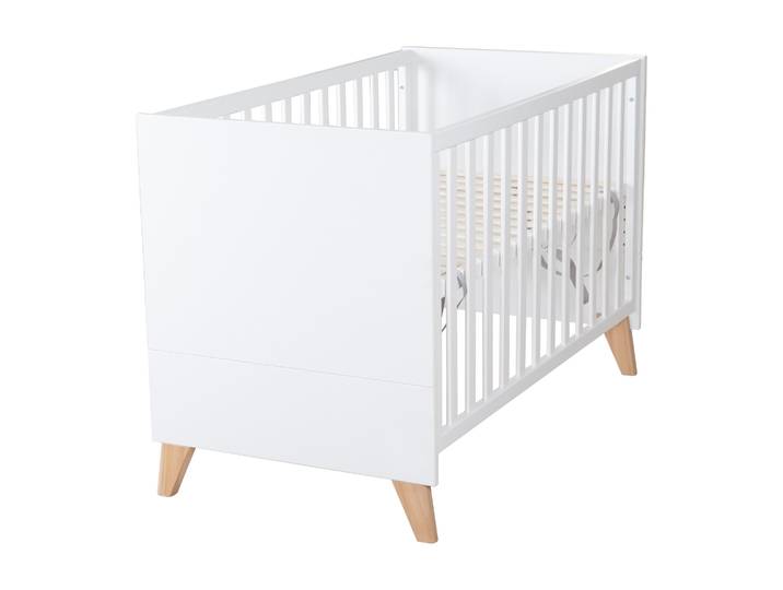 Babybett Leon Holz weiß, ca. 60 x 120 cm