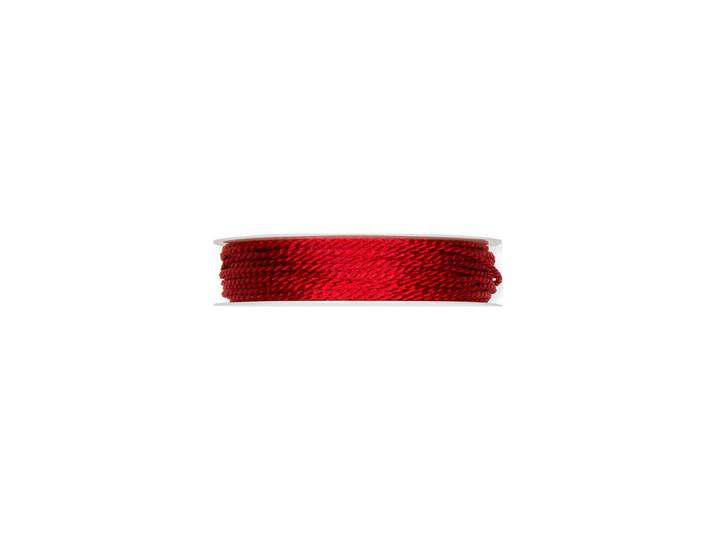 Halbach Satinkordel, rot 2 mm, 10 m