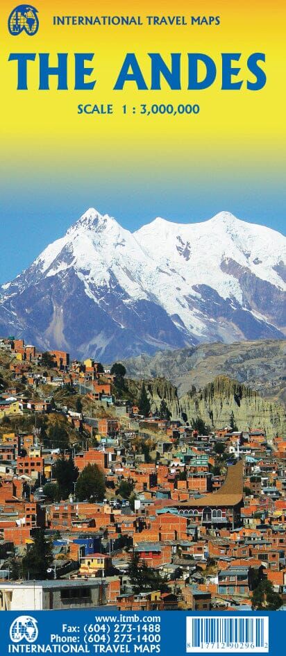 Carte de voyage - Cordillère des Andes   ITM