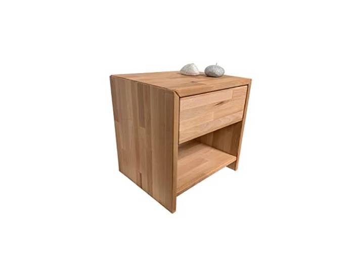 Möbel-Store24 Nachtkommode Nachtschrank Nachtkonsole Kernbuche massiv Nako Judith/Sofie