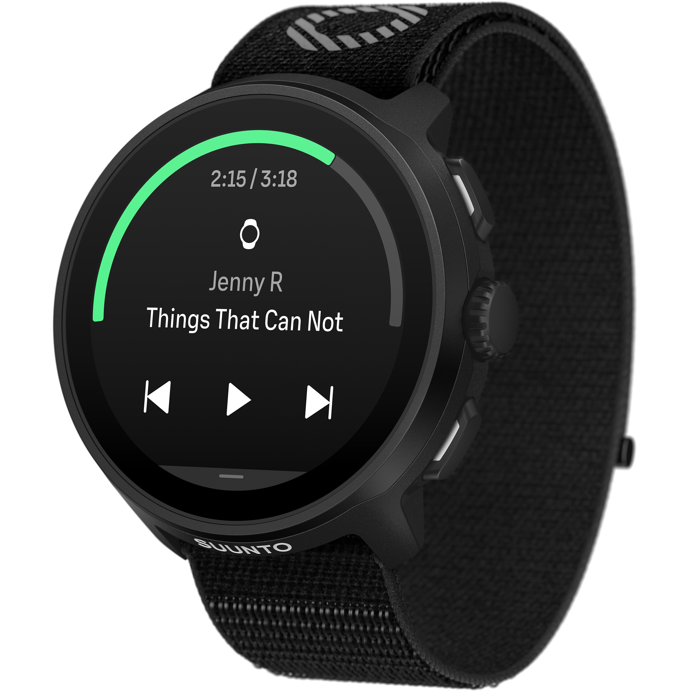 Suunto Suunto Run mit Nylonarmband GPS Uhr GPS Uhren schwarz Laufen | Trailrunning | Training & Fitness