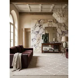 Teppich Polyester Beige 140x200 cm - ERESMA   Kadima Design