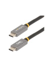 StarTech.com 3ft 1m USB4 Cable USB-IF Certified USB-C 40 Gbps USB Type-C Data Transfer 100W Power Delivery 8K 60Hz Compatible w/Thunderbolt 4/3/USB 3.2 1 m (CC1M-40G-USB-CABLE)