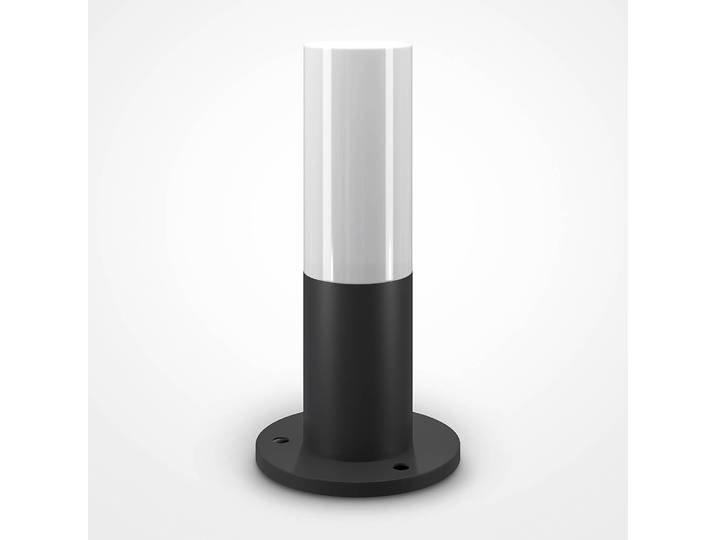 Borne lumineuse Willis Ø 8cm Noir/Noir