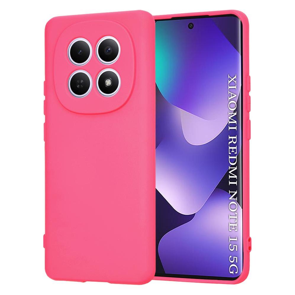 Techsuit - SoftFlex - Xiaomi Redmi Note 15 5G / Note 15 4G / Poco M8 5G - Hot Pink (Xiaomi Redmi Note 15 5G, Xiaomi Redmi Note 15 Pro 4G) (66450852)