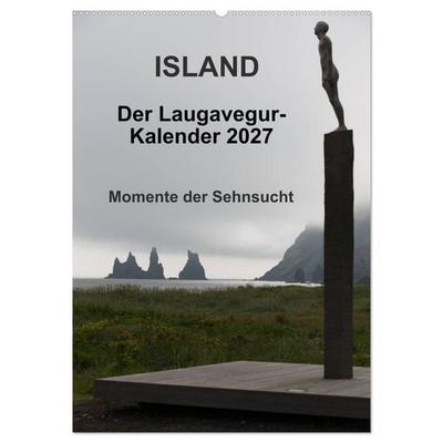 Island - Der Laugavegur-Kalender 2027 (Wandkalender 2027 DIN A2 hoch), CALVENDO Monatskalender