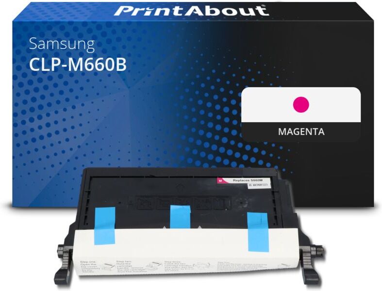 PrintAbout Toner kompatibel mit Samsung CLP-M660B (ST924A) - Magenta