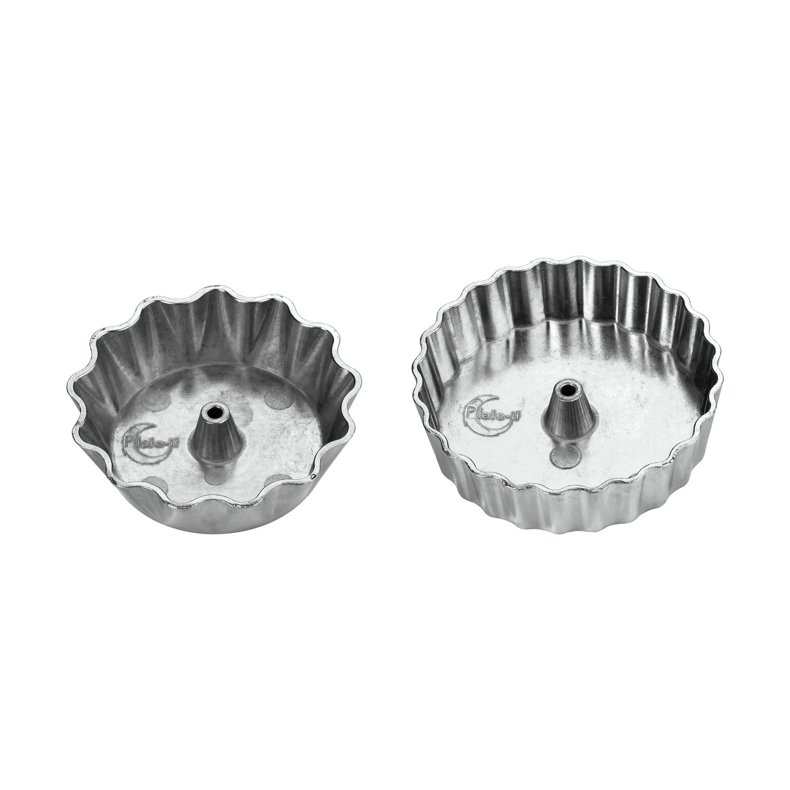 Plate It tartelettevormen 2-pack van staal