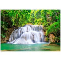 FOTOTAPETE Wasserfall 3D Natur 250x175