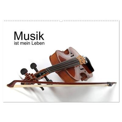 Musik ist mein Leben (Wandkalender 2027 DIN A2 quer), CALVENDO Monatskalender