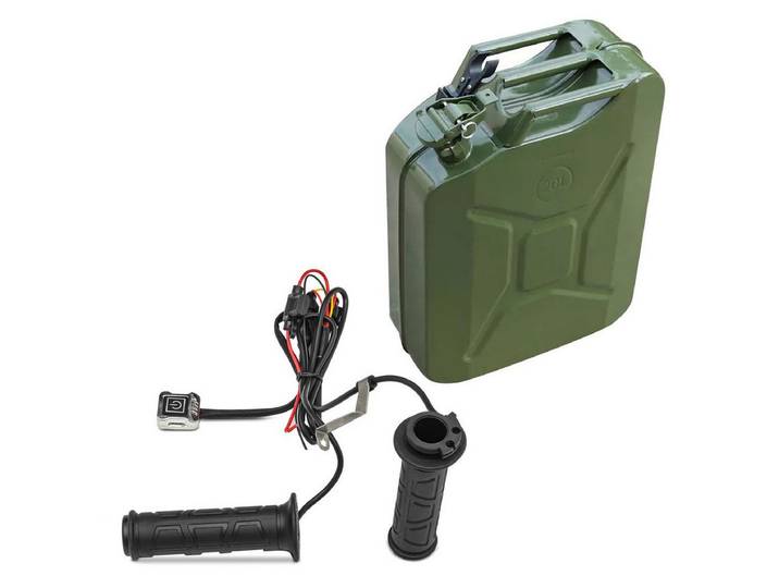 Tourtecs Sitzbank Set: Griffheizung / Motorrad Heizgriffe GH1 passend für 22mm Lenker sw