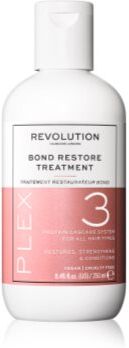 Revolution Haircare Plex No.3 Bond Restore Treatment tratamento capilar intensivo para cabelo seco a danificado 250 ml. Plex No.3 Bond Restore Treatment