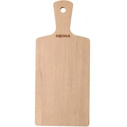 Boska Servierbrett Geneva S / Mit Griff / Europäisches Buchenholz / Braun / Snackbrett / 27,5 cm