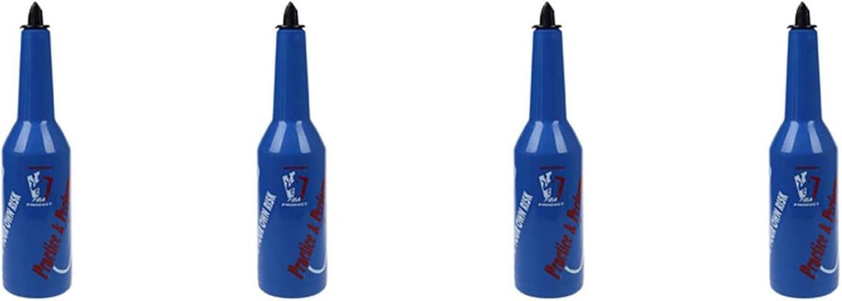 Blauwe Praktijk Bar Fles voor Cocktail Oefenen - 1 Liter