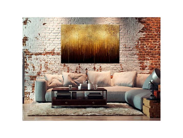 Tableau déco Golden Expansion Lin Doré 90 x 60cm