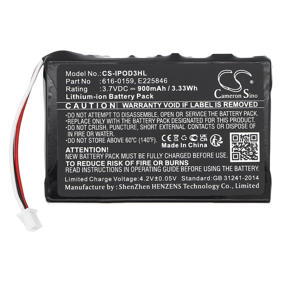 NoName Battery for Apple iPOD 10GB M8976LL/A etc (IPOD3HL)