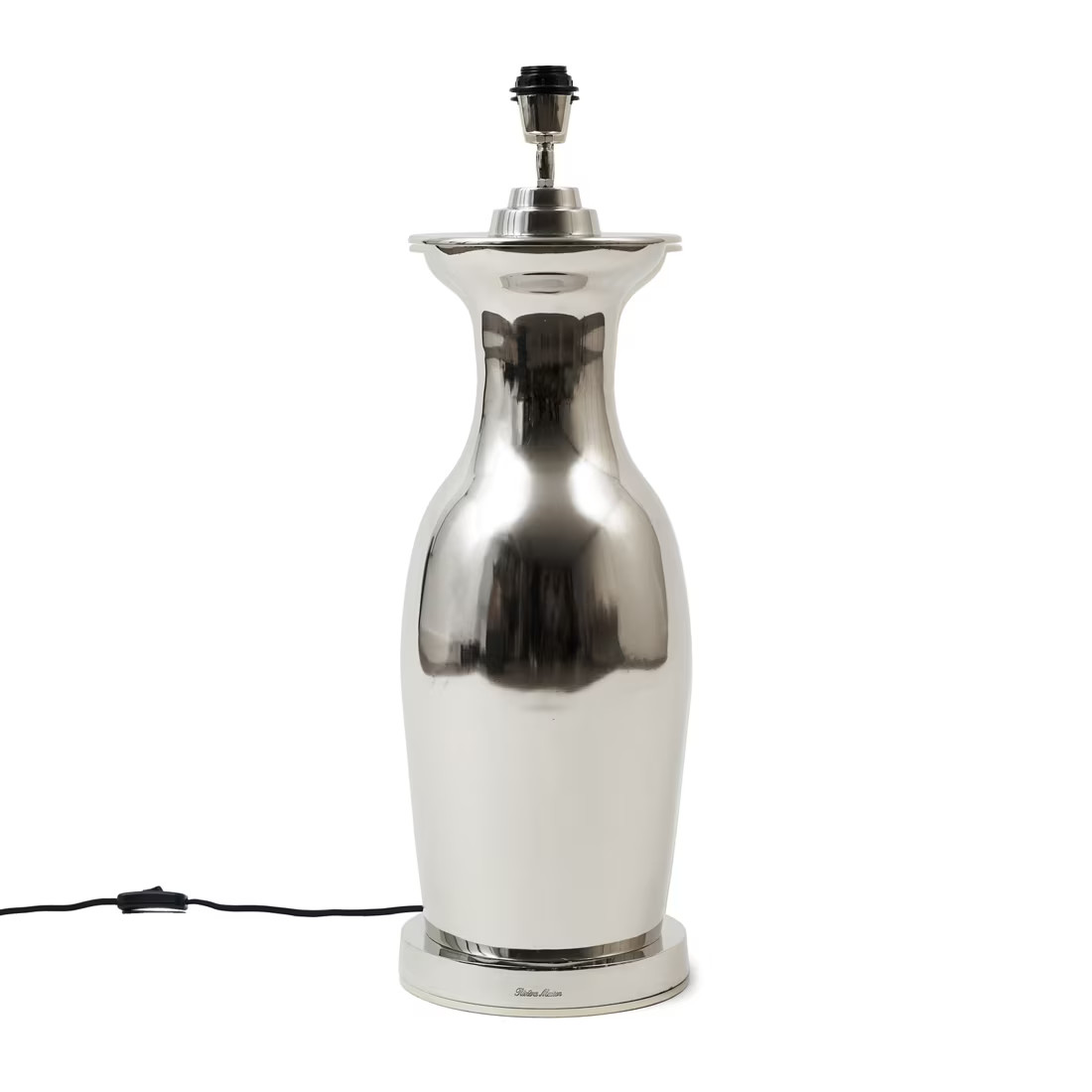 Rivièra Maison Tafellamp Roger Hotel Zilver Hoogte: 65 cm