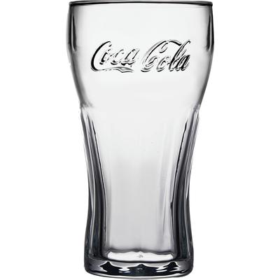 Longdrinkglas VAN WELL "Coca-Cola", transparent (klar), B:7cm H:13cm, Glas, Trinkgefäße, spülmaschinengeeignet, 6-teilig